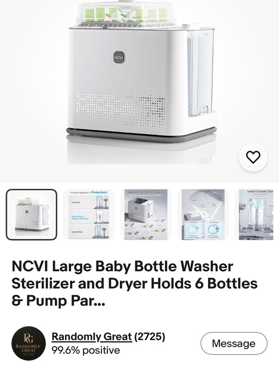 NCVI Other - NCVI Baby Bottle Washer, Sterilizer & Dryer - White